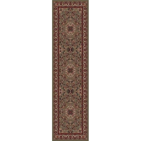 Concord Global Trading Concord Global 20353 2 ft. 7 in. x 5 ft. Persian Classics Isfahan - Green 20353